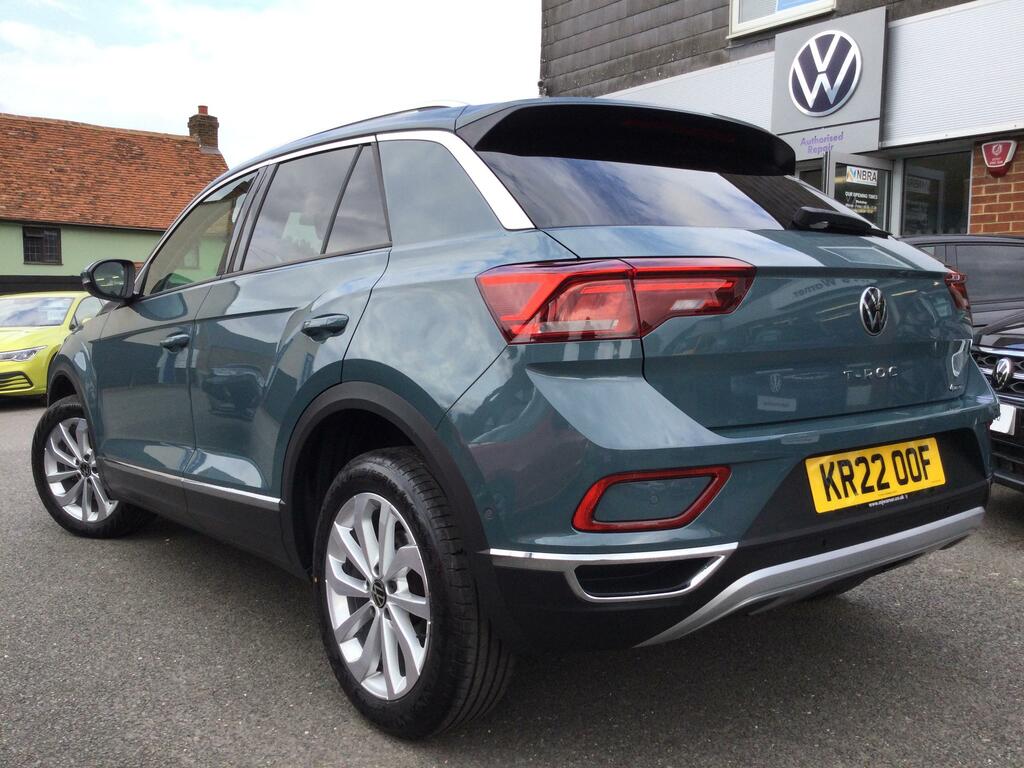 Volkswagen T-Roc 2.0 Tsi Style Suv Dsg 4Motion Euro 6 S KR22OOF Blue #4