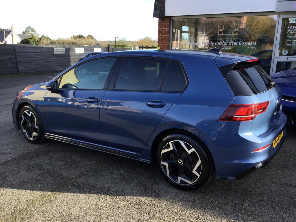 Volkswagen Golf 1.5 Etsi Mhev R-line Hatchback Hybrid D GD25ERK Blue #4