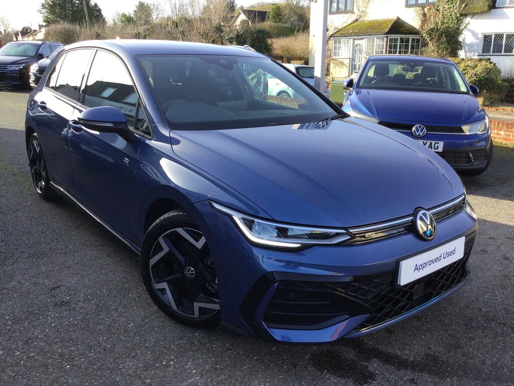 Volkswagen Golf 1.5 Etsi Mhev R-line Hatchback Hybrid D Blue