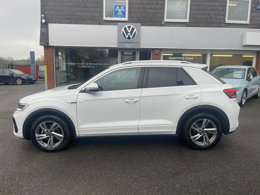 Volkswagen T-Roc 1.5 Tsi R-line Suv Dsg Euro 6 Ss 15 NJ72HSL White #3