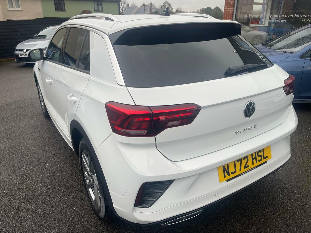 Volkswagen T-Roc 1.5 Tsi R-line Suv Dsg Euro 6 Ss 15 NJ72HSL White #6
