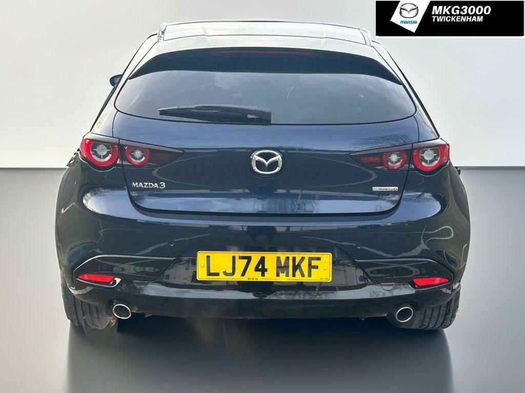 Mazda 3 2.0 E-skyactiv-g Mhev Exclusive-line Euro 6 Blue #4