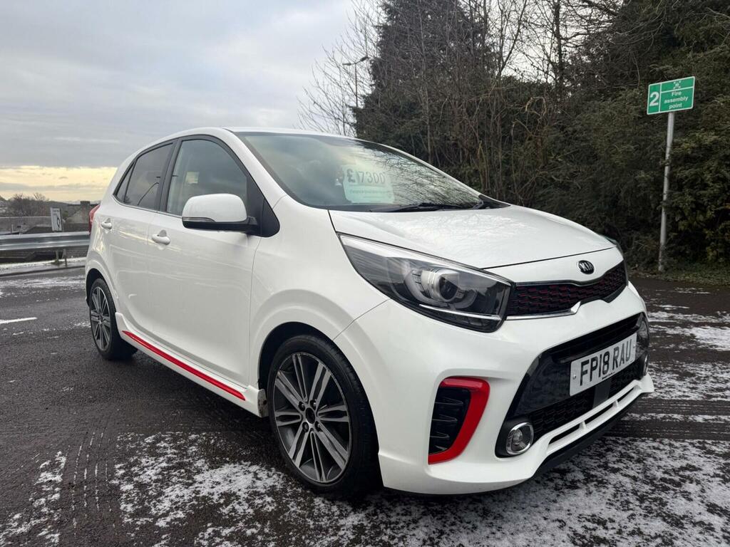Kia Picanto 1.0 Gt-line Euro 6 FP18RAU White #6