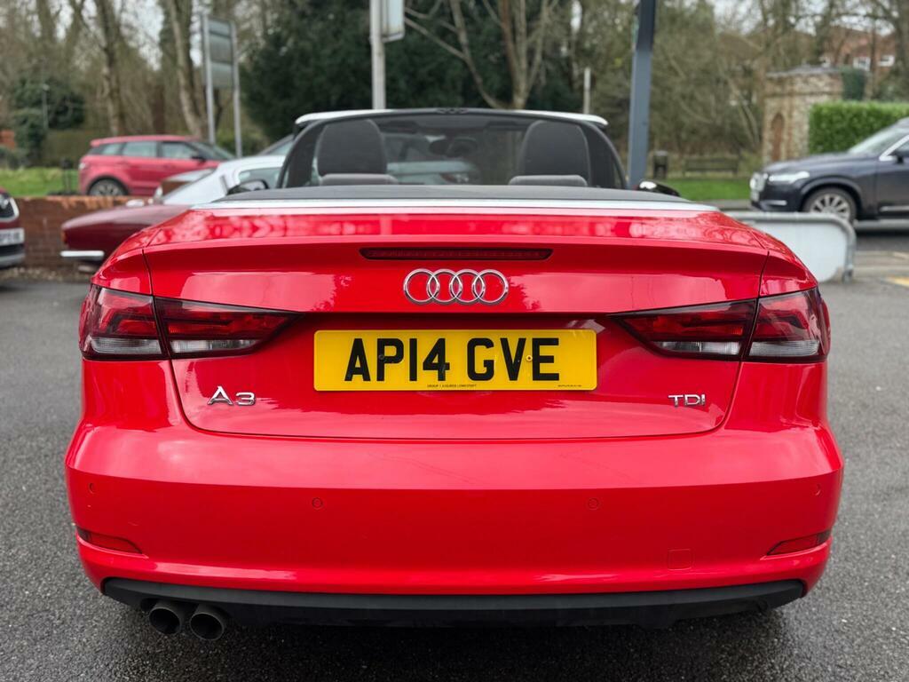 Audi A3 Cabriolet 2.0 Tdi Se Euro 6 S S Red #5