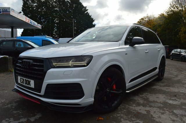 Audi Q7 2019 3.0 Tdi V6 50 Black Edition Suv Ti E21DOK White #2