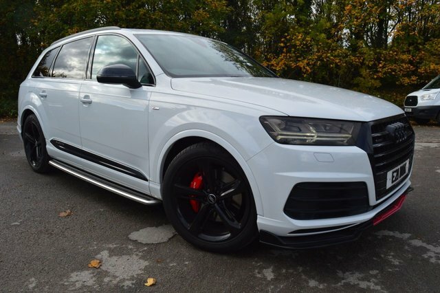Audi Q7 2019 3.0 Tdi V6 50 Black Edition Suv Ti White