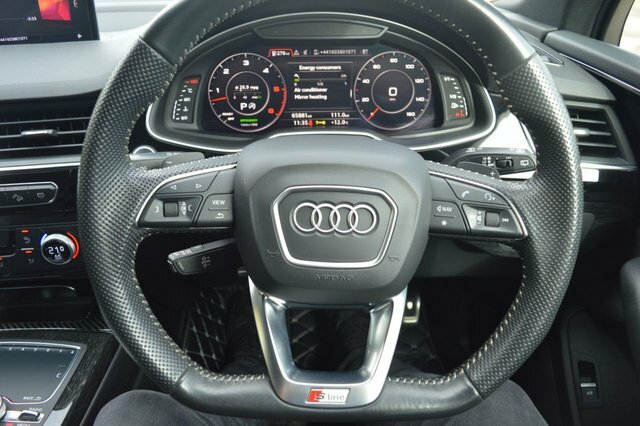 Audi Q7 2019 3.0 Tdi V6 50 Black Edition Suv Ti E21DOK White #4