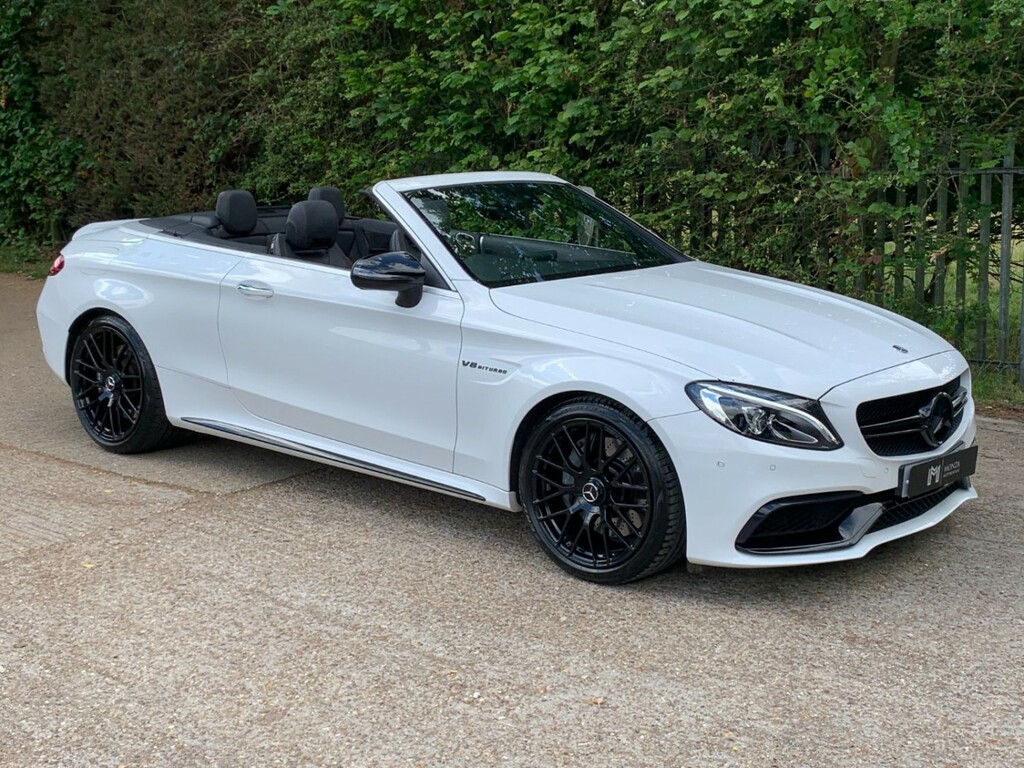 Mercedes-Benz C Class C63 Amg 4.0 V8 Biturbo Spds Mct Cabriolet White