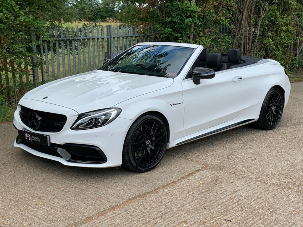 Mercedes-Benz C Class C63 Amg 4.0 V8 Biturbo Spds Mct Cabriolet BV17BVP White #6