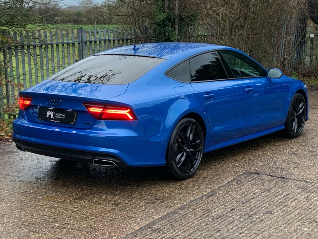 Audi A7 3.0 Bitdi Black Edition Sportback Quattro NB15TJB Blue #3
