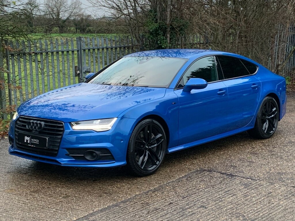 Audi A7 3.0 Bitdi Black Edition Sportback Quattro NB15TJB Blue #6