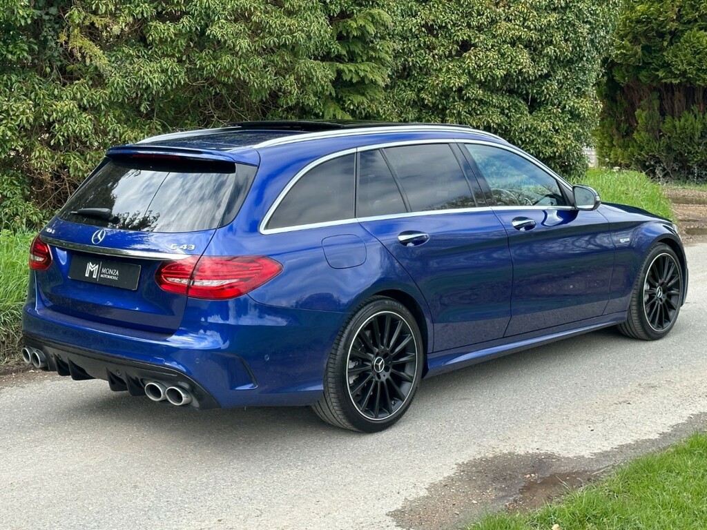 Mercedes-Benz C Class 3.0 C43 Amg Edition Premium Plus Estate 4Matic AF68XMH Blue #3