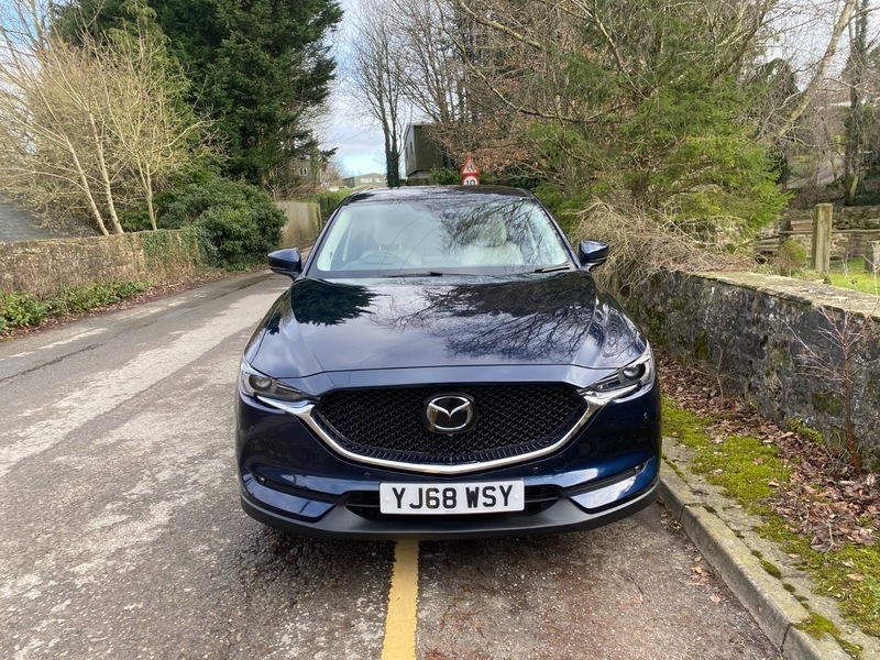 Mazda CX-5 2.2 Skyactiv-d Sport Nav YJ68WSY Blue #2