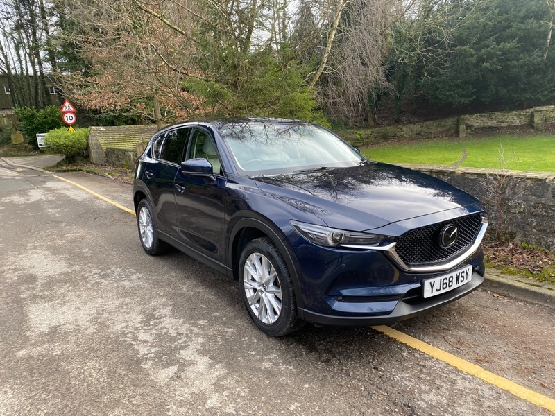 Mazda CX-5 2.2 Skyactiv-d Sport Nav YJ68WSY Blue #3