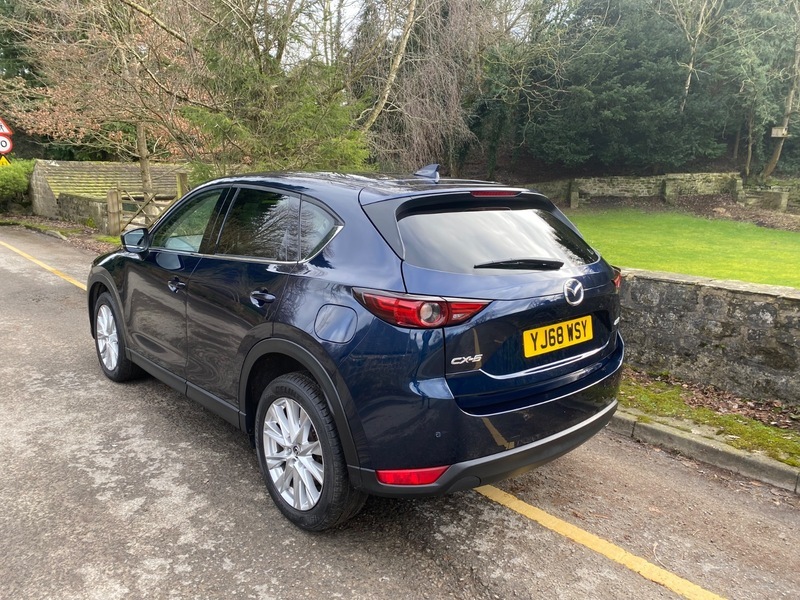 Mazda CX-5 2.2 Skyactiv-d Sport Nav YJ68WSY Blue #4