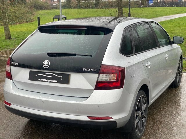 Skoda Rapid Spaceback 1.0 Tsi Se Sport WV68KPN Silver #6