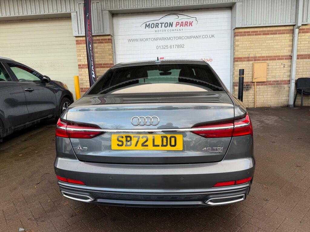 Audi A6 Saloon Saloon 2.0 Tdi 40 S Line S Tronic Quattro Euro 6 SB72LDO Grey #6