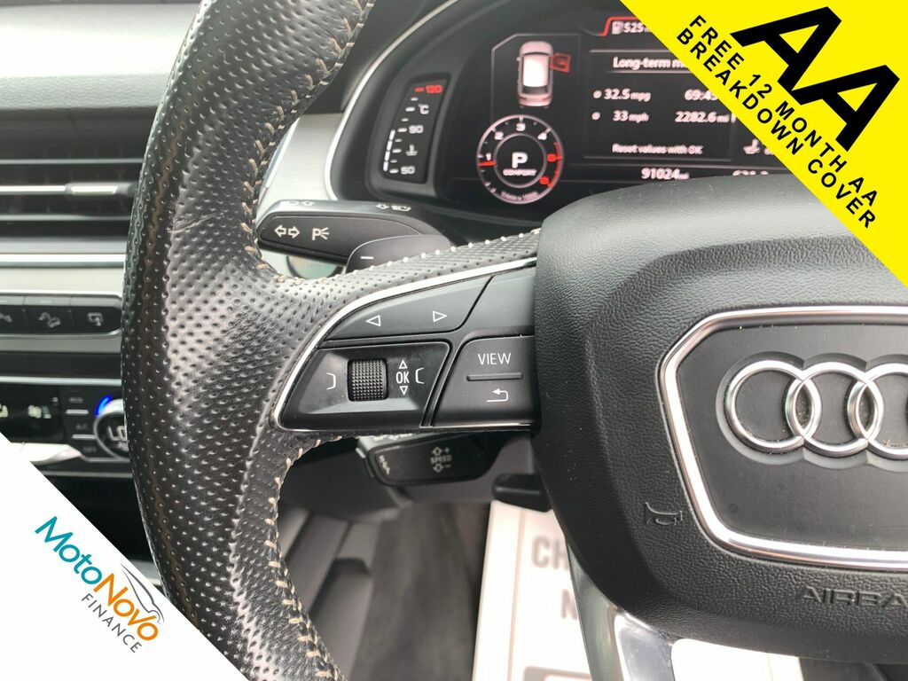 Audi Q7 3.0 Tdi Quattro S Line 269 Bhp MM66PYZ Black #5