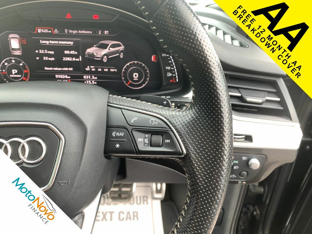 Audi Q7 3.0 Tdi Quattro S Line 269 Bhp MM66PYZ Black #6