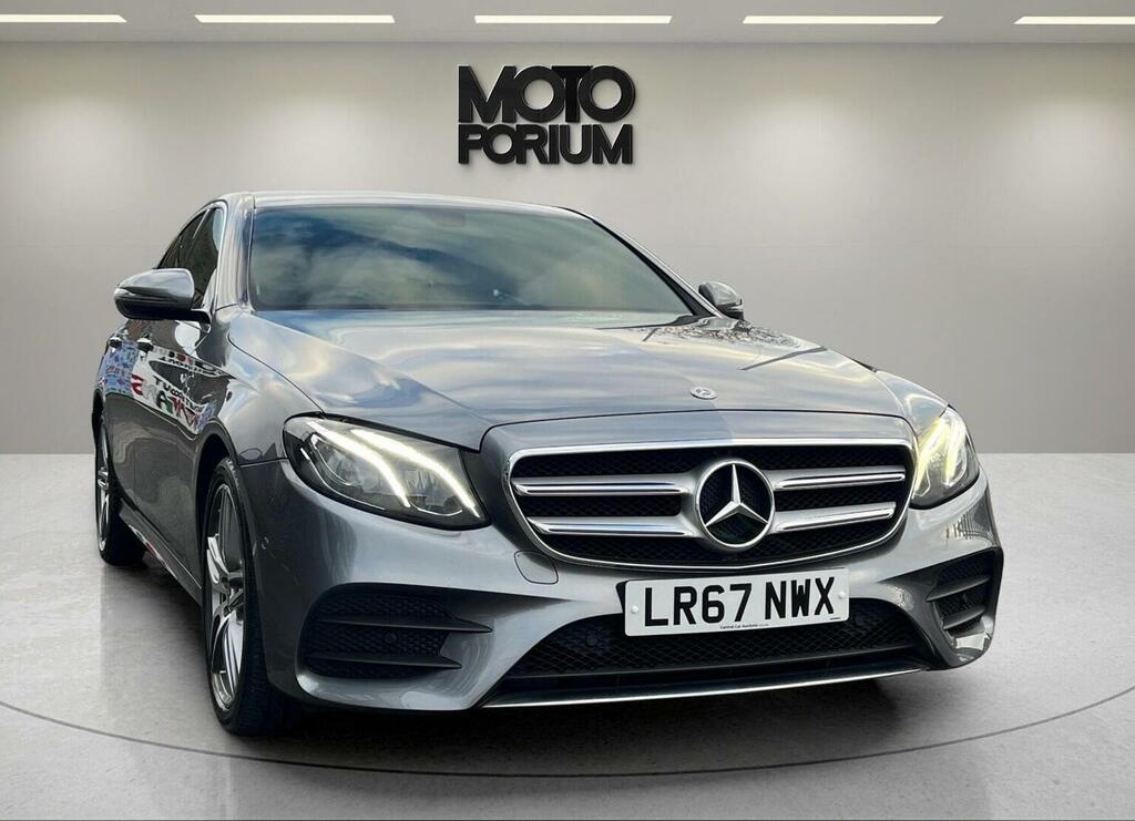 Mercedes-Benz E Class Saloon 2.0 E220d Amg Line G-tronic Euro 6 Ss 4 LR67NWX Grey #2