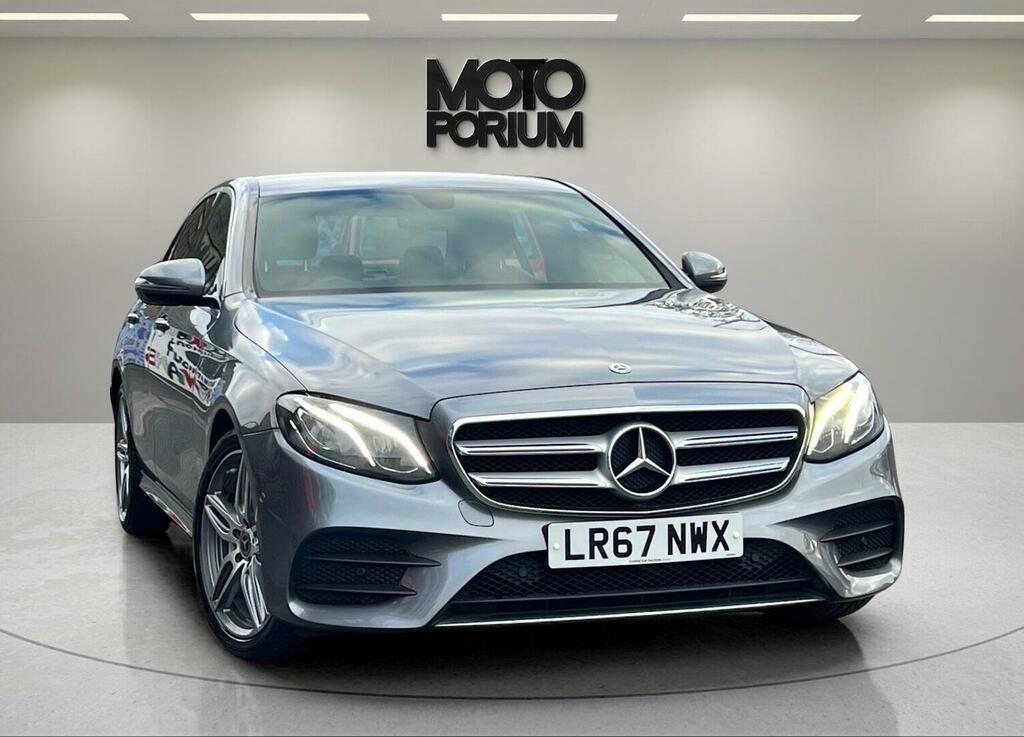 Mercedes-Benz E Class Saloon 2.0 E220d Amg Line G-tronic Euro 6 Ss 4 LR67NWX Grey #3