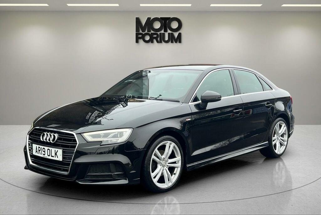 Audi A3 Saloon 1.0 Tfsi 30 S Line Euro 6 Ss 20191 AR19OLK Black #4