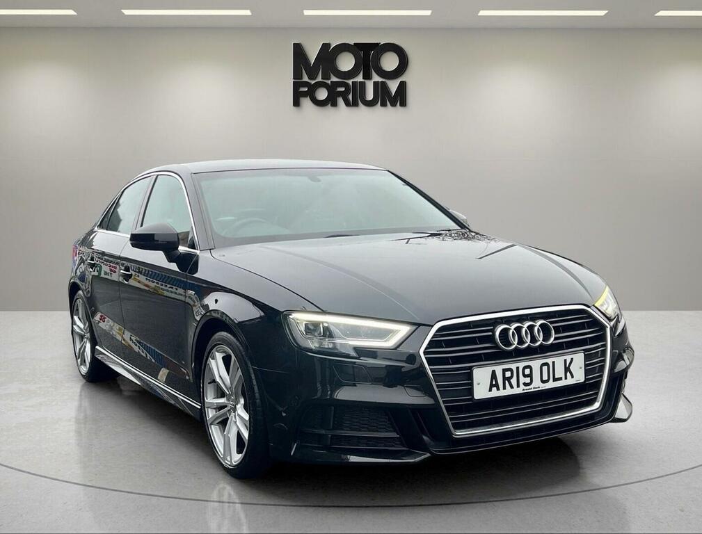Audi A3 Saloon 1.0 Tfsi 30 S Line Euro 6 Ss 20191 AR19OLK Black #2