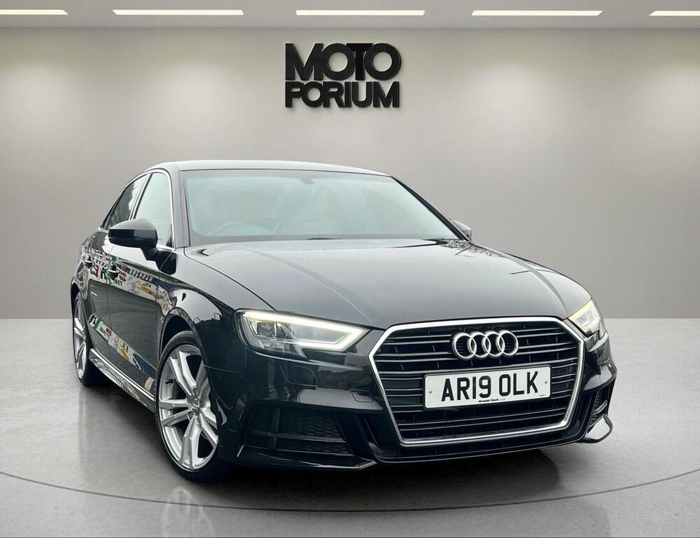 Audi A3 Saloon 1.0 Tfsi 30 S Line Euro 6 Ss 20191 AR19OLK Black #3