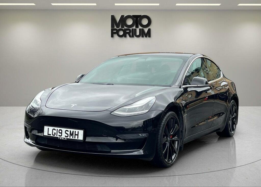 Tesla Model 3 Saloon Dual Motor Performance 4Wde Per Black