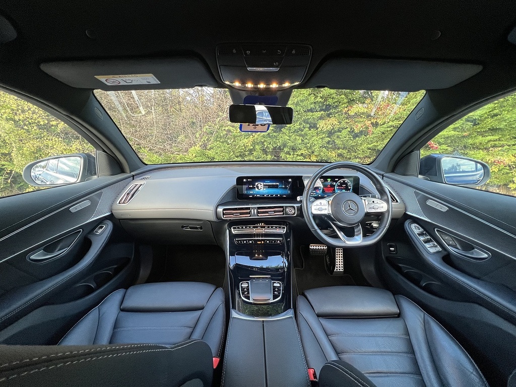 Mercedes-Benz EQC Eqc 400 80Kwh Amg Line Suv 4Mati SE70FZV Blue #2