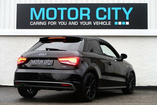 Audi A1 1.4 Tfsi S Line Hatchback Euro 6 PK18PAO Black #3