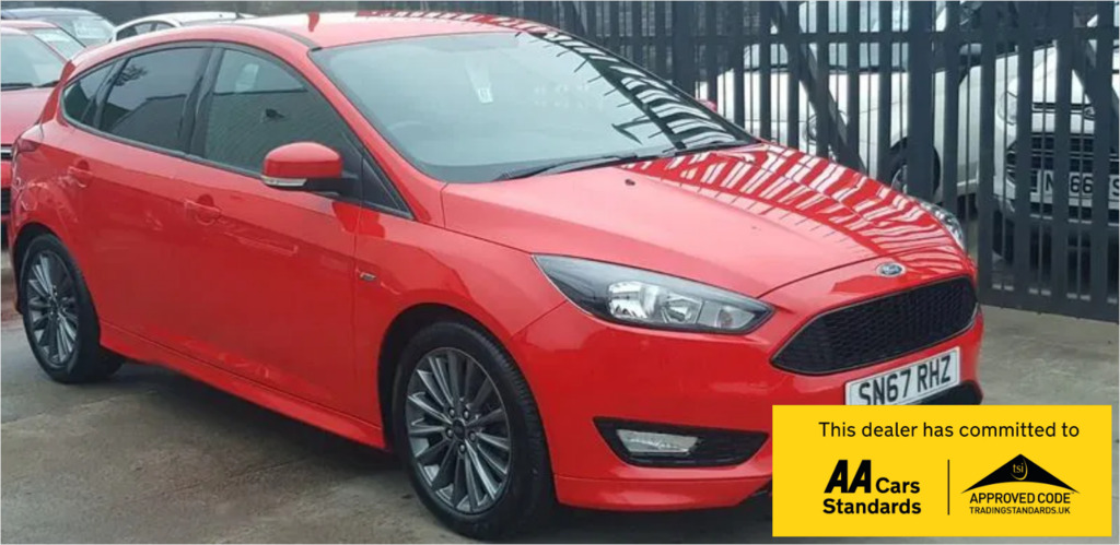 Ford Focus 1.5L St-line Hatchback Euro 6 1 Red