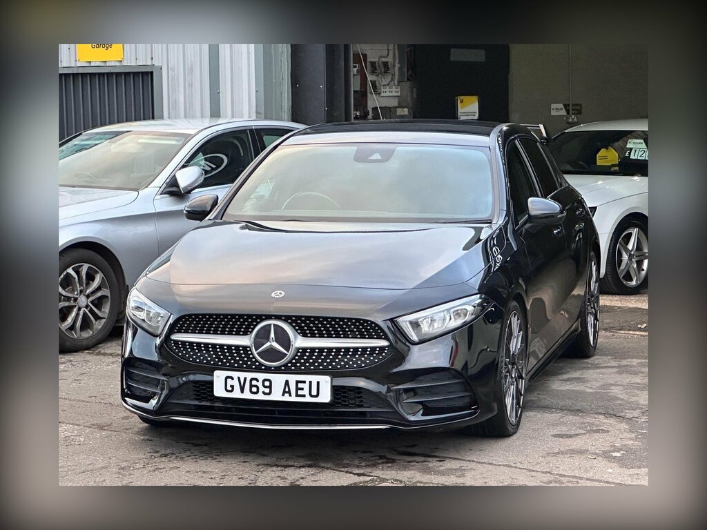 Mercedes-Benz A Class 1.3 A200 Amg Line Executive 7G-dct Euro 6 Ss GV69AEU Black #4
