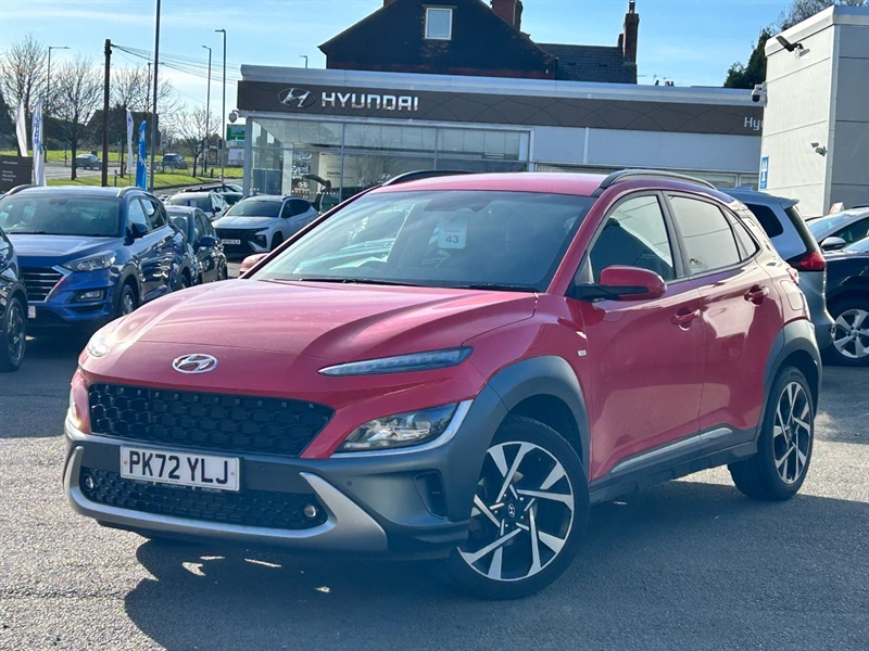 Hyundai Kona 1.0 T-gdi Mhev Premium Suv Hybrid Manua Red #2