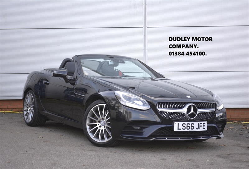 Mercedes-Benz SLC 2.1 Slc250d Amg Line Convertible G-tron Black