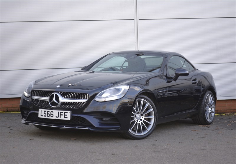 Mercedes-Benz SLC 2.1 Slc250d Amg Line Convertible G-tron LS66JFE Black #3