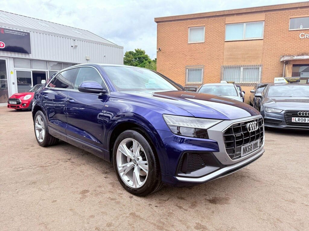 Audi Q8 3.0 Tdi V6 50 S Line Tiptronic Quattro Euro 6 Ss NK68WWL Blue #2