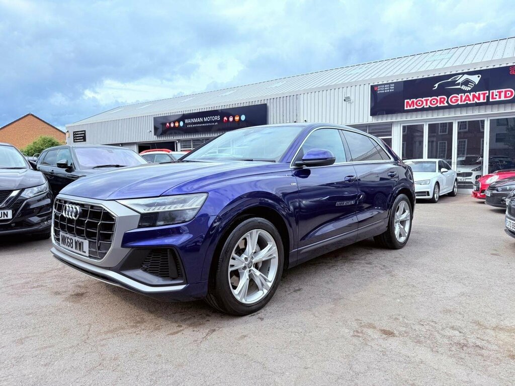 Audi Q8 3.0 Tdi V6 50 S Line Tiptronic Quattro Euro 6 Ss Blue