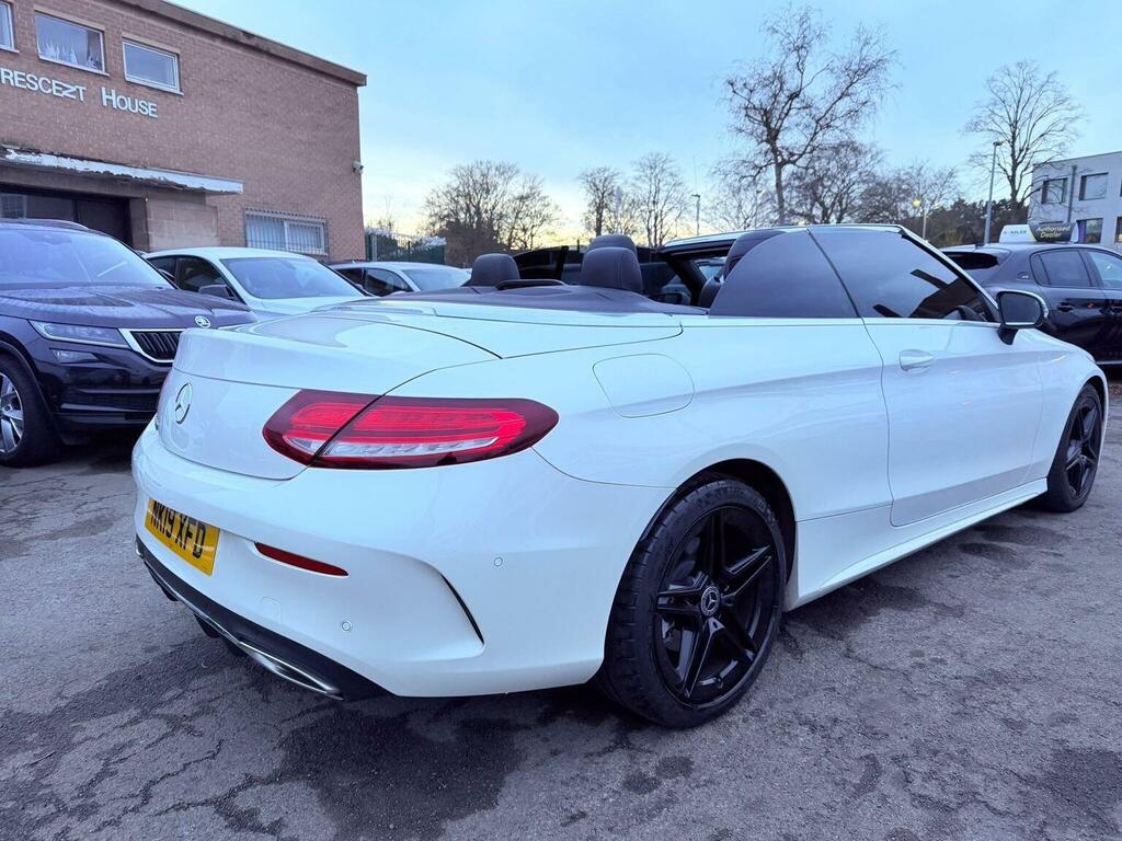 Mercedes-Benz C Class 2.0 C300 Amg Line Premium Cabriolet G-tronic Eu NK19XFD White #5