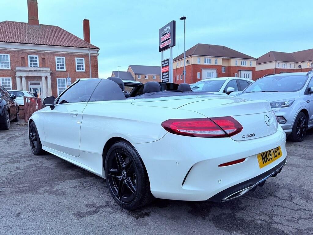Mercedes-Benz C Class 2.0 C300 Amg Line Premium Cabriolet G-tronic Eu NK19XFD White #4