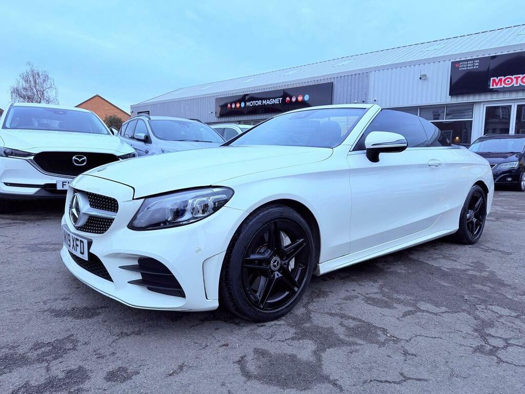 Mercedes-Benz C Class 2.0 C300 Amg Line Premium Cabriolet G-tronic Eu NK19XFD White