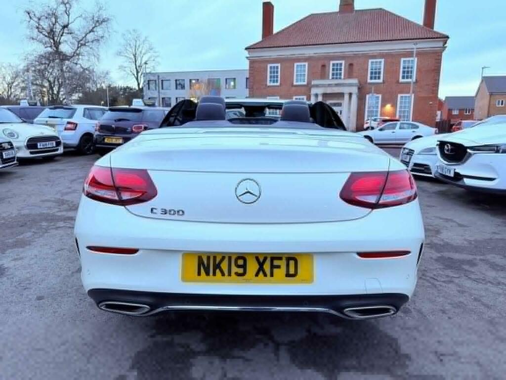 Mercedes-Benz C Class 2.0 C300 Amg Line Premium Cabriolet G-tronic Eu NK19XFD White #6