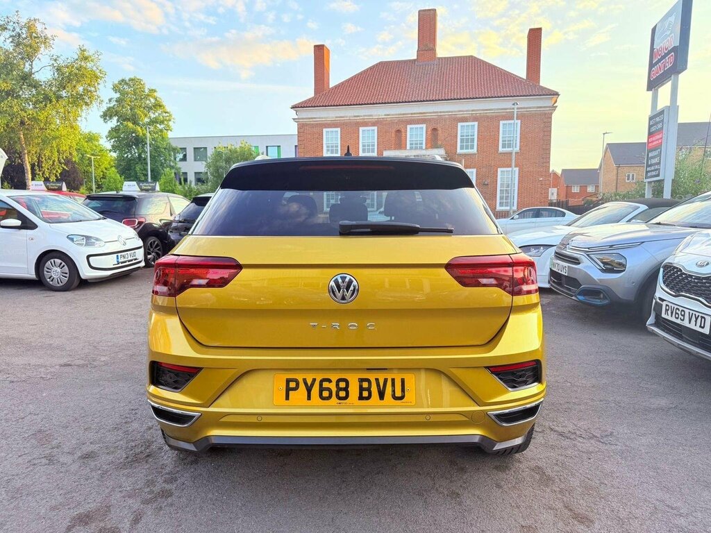 Volkswagen T-Roc 1.6 Tdi R-line Euro 6 Ss PY68BVU Yellow #6