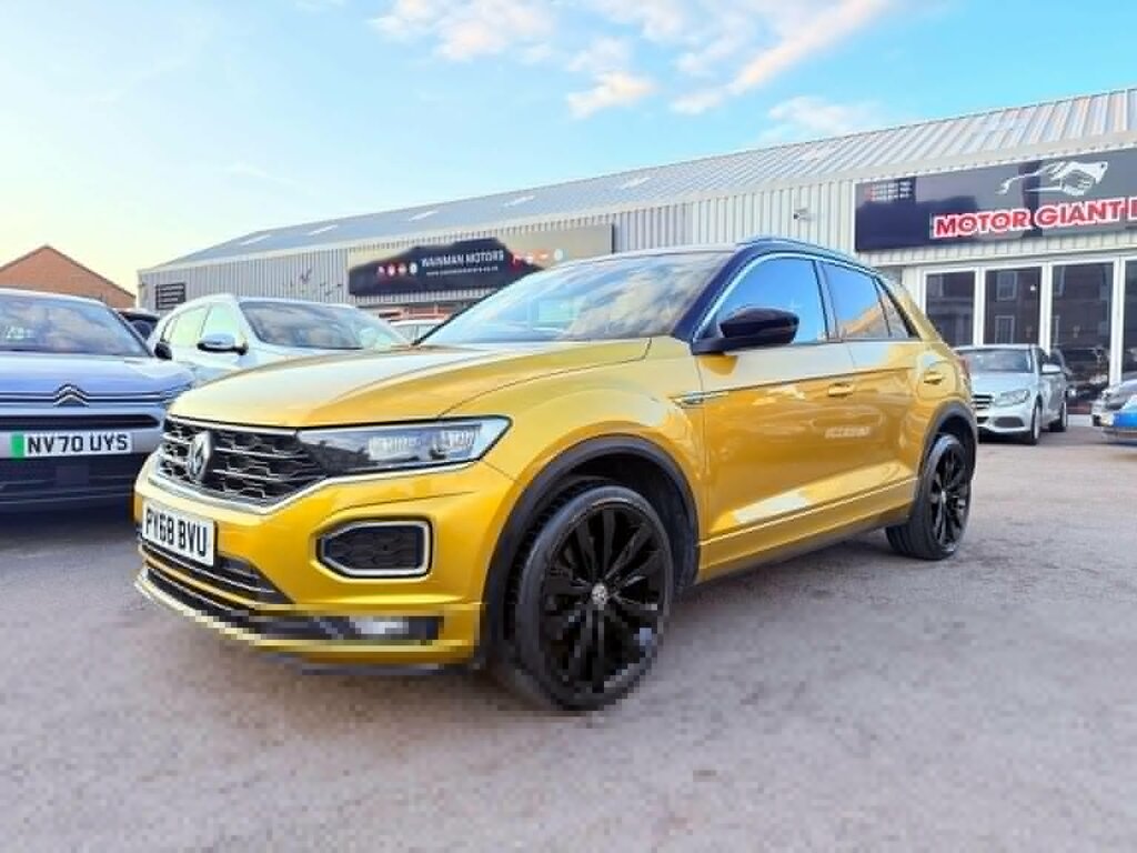 Volkswagen T-Roc 1.6 Tdi R-line Euro 6 Ss Yellow