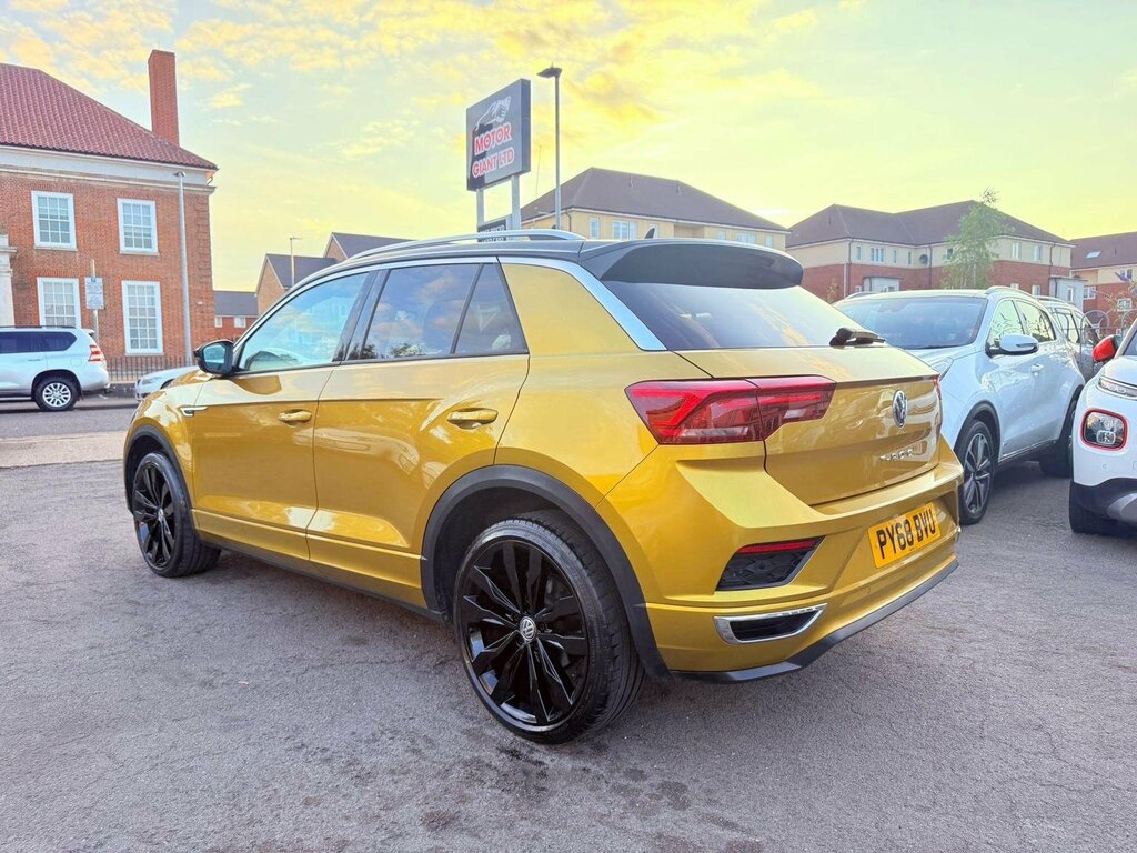 Volkswagen T-Roc 1.6 Tdi R-line Euro 6 Ss PY68BVU Yellow #4