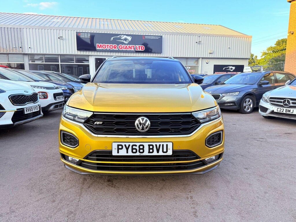 Volkswagen T-Roc 1.6 Tdi R-line Euro 6 Ss PY68BVU Yellow #3