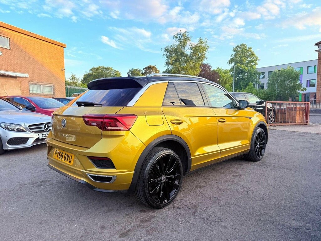 Volkswagen T-Roc 1.6 Tdi R-line Euro 6 Ss PY68BVU Yellow #5