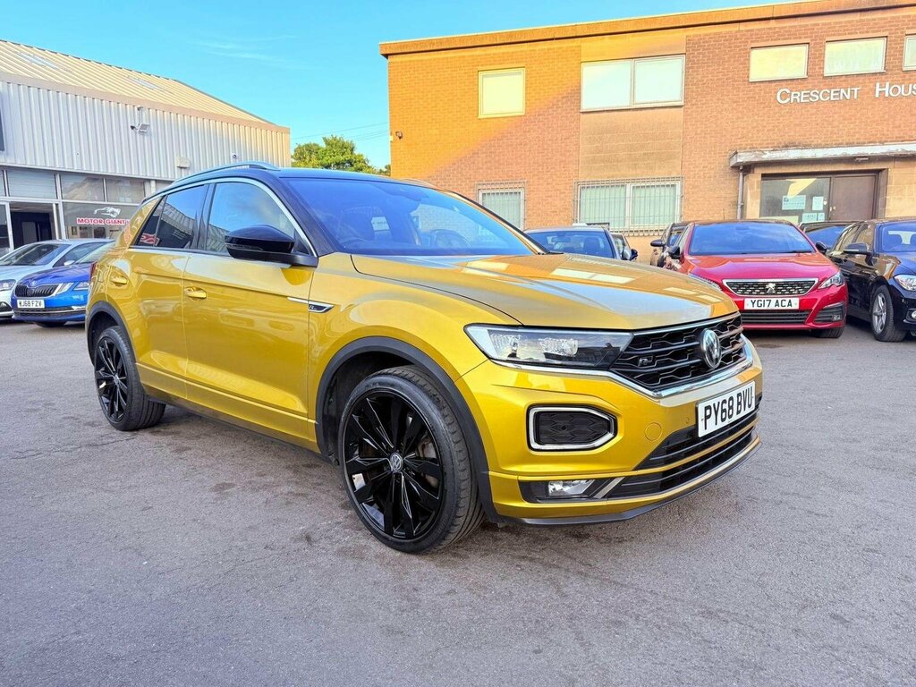 Volkswagen T-Roc 1.6 Tdi R-line Euro 6 Ss PY68BVU Yellow #2