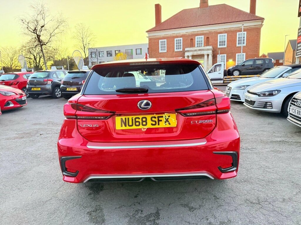 Lexus CT 1.8 200H E-cvt Euro 6 Ss NU68SFK Red #6