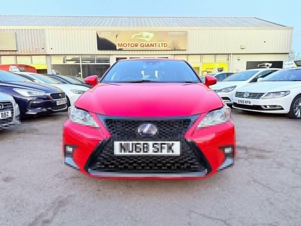 Lexus CT 1.8 200H E-cvt Euro 6 Ss NU68SFK Red #3
